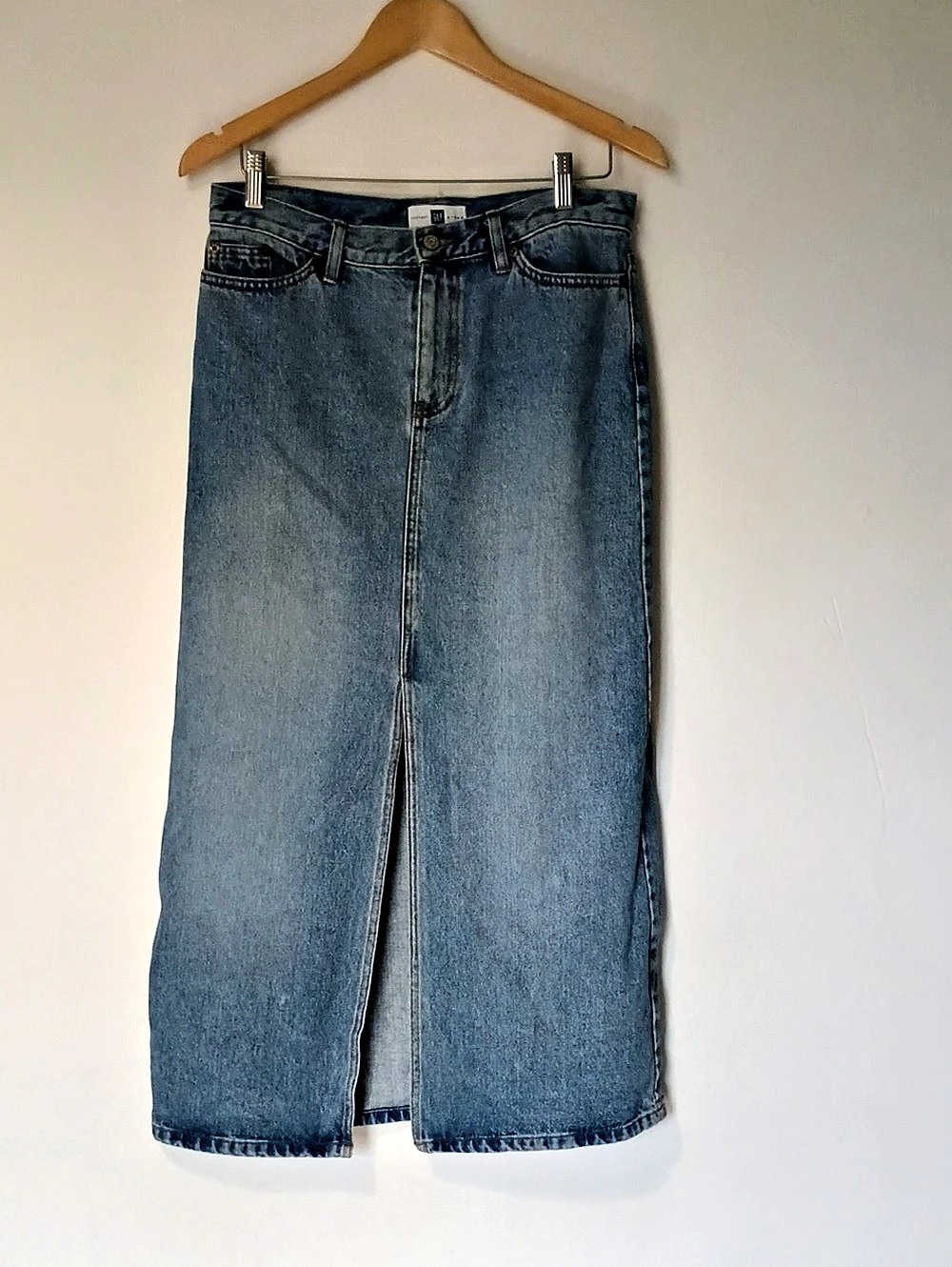 Y2K Gap Denim Jean Maxi Skirt
